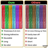 KatchOn, XtraLarge Rainbow Streamers - 3.2 x 8. Ft, 2 Pcs |