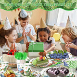 300 Pcs Dinosaur Plates and Napkins Serves 50 Guests Dinosaur
