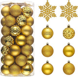 Valery Madelyn Christmas Tree Decorations Ornament Set, 50ct 2 Inches