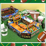 1 Pcs Football Party Supplies Kit Large Food Serving Tray Football