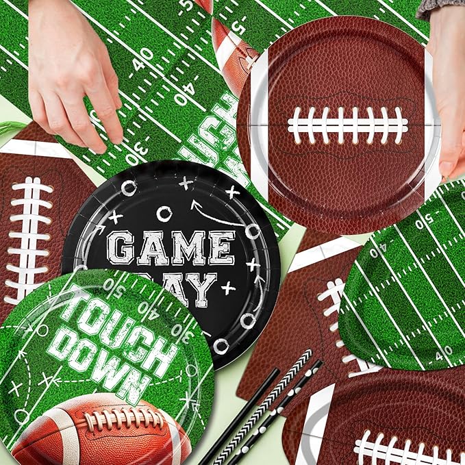 Football Birthday Party Decorations 178 Pcs Football Party Supplies