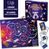 QUOKKA 3X Set Learning Board Games for Kids 8-12 - Educational Trivia