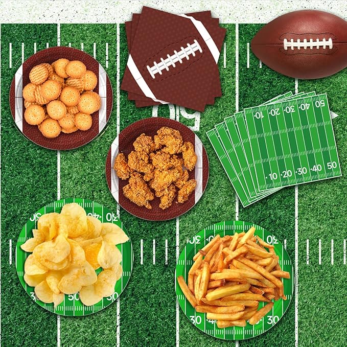 Football Party Supplies Kit Serve 50 Football Party Favors Set