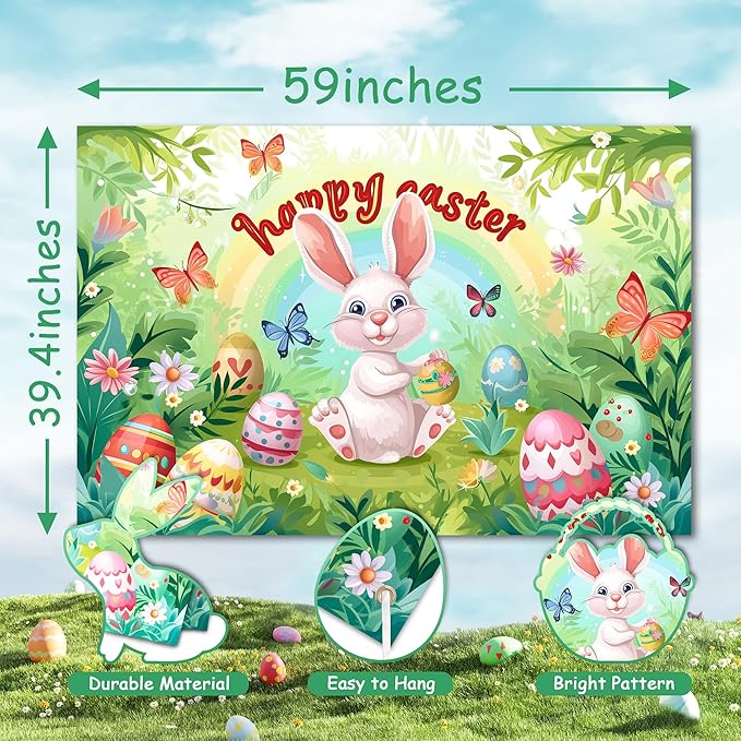 Party Spot! 101 PCS 2026 Easter Party Decorations Set Easter Party