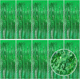 Tinsel Foil Fringe Curtains Wavy Backdrop for Parties Sparkle #6