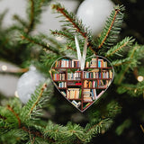Book Ornaments for Christmas Tree - Book Lovers Gifts for Women -