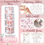 189 pc Premium Bridal Shower Party Decorations Balloons Bride to Be