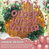 Fulmoon Set of 3 Pre Strung Older Wiser Hotter Glitter Banner Funny #1