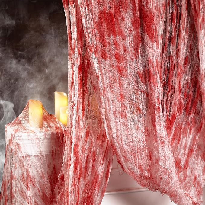 315 x 85 Inch Halloween Creepy Blood Cloth Scary Spooky Cloth with