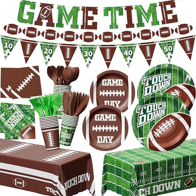 173PCS Football Party Decoration Kit Serve 24 Easter Decoration