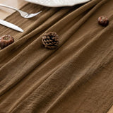 Keketoarrange 6pcs Coffee Gauze Rustic Cheesecloth Table Runner 120