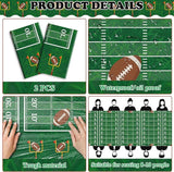 Super Game Bowl Party Decorations 2026 - Green Tablecloth for