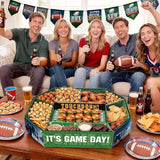 Football Party Decorations 2026 Football Snack Stadium Food Tray Set