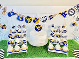 West Virginia Party Supplies for Football, Birthday Gift, WVU