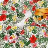 48 Pcs Hawaiian Luau Party Supplies Aloha Floral Plates Hawaiian