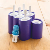 ZOKU Space Ice Pop Molds, 6 Rocket and Astronaut-shaped Popsicles
