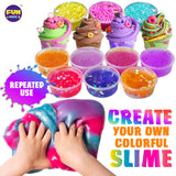 33 Cups Jumbo Slime Kit for Kids, FunKidz Premade Ultimate Slime Pack