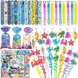 110Pcs Under the Sea Party Favors Ocean Party Favors Cute Sea Animal