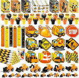 192Pcs Construction Party Favors Excavator Tractor Theme School