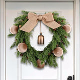 Velvet Ornaments for Christmas Tree Decorations - Brown Xmas Ball