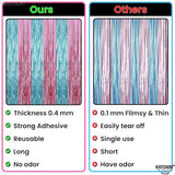 KatchOn, XtraLarge Pink and Blue Streamers - 3.2 x 8 Ft, Pack of 2 |