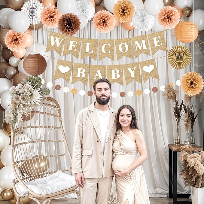 Boho Baby Shower Decorations 15 Pcs Gender Neutral Baby Shower