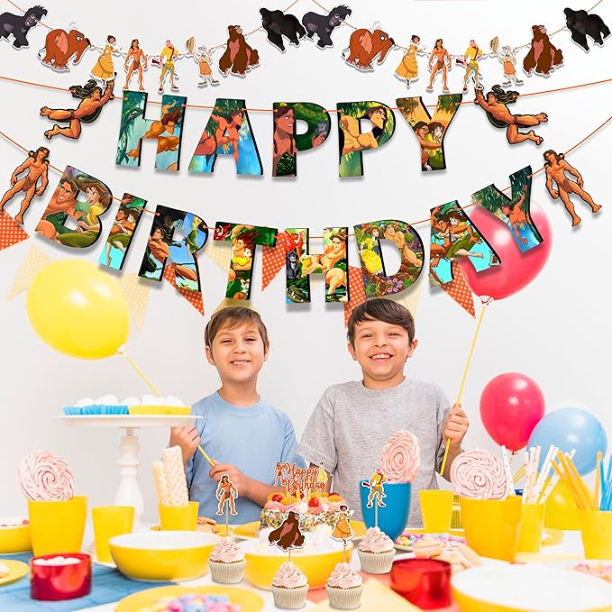 Tarzn Theme Birthday Party Supplies Jungle Safari Adventure