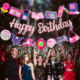 Y2k 2000s Birthday Party Banners Hot Girls Pink Birthday Party