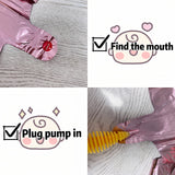 7Pcs Pink Purple Music Note Balloons for Singer Fans Party