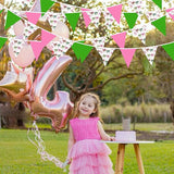 32Ft Witch Party Decorations Pink Green Bow Printed Witch Themed