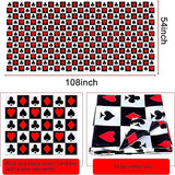 58pcs Casino Poker Party Decorations Poker Theme Birthday Banner