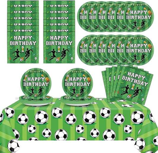 Soccer Party Supplies Serves 24 Soccer Birthday Decorations Party