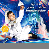 W&O Rocket Ship Play Tent with Blast Off Button - Ultimate Spaceship