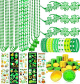 Jeowoqao 184pcs St Patricks Day Accessories Party Favor Set St
