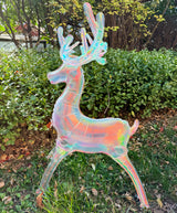2Pcs Iridescent Reindeer Balloons Deer Elk Decoration/Christmas Giant