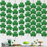 St Patrick's Day Shamrock Decorations 12 Pcs Hanging Swirls for St