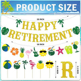 Tropical Hawaiian Luau Retirement Party Decorations Summer Beach