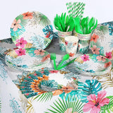 194 Pcs Hawaiian Luau Party Decorations Supplies Set Tropical