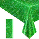 1 pcs Green Holographic Laser Tablecloth 40 x 108 Christmas Table