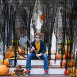 500 x 39 Inch Large Size Halloween Black Creepy Cloth Halloween