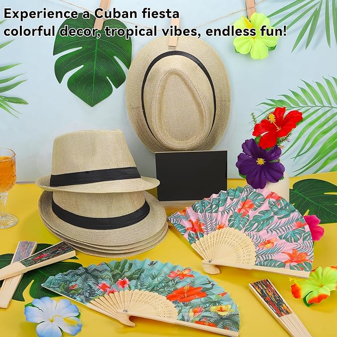 Aneco 6 Set 32 Pcs Cuban Theme Party Supplies Fun Tropical Havana