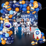 Outer Space Birthday Decorations for Boys,Party Decor Supplies Boy