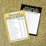 DISTINCTIVS Retirement Party Games - Icon Match, Candy Match, Ever or