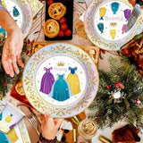 168pcs Princess Birthday Party Decorations Princess Plates Napkins