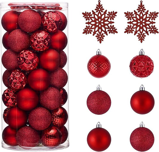 Valery Madelyn Christmas Tree Decorations Ornament Set, 50ct 2.36 #6