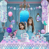 Mermaid Birthday Decorations For Women Colorful Jellyfish Lanterns
