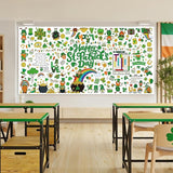 QZYL 54" x 108" Coloring St Patricks Day Crafts, Giant Coloring Table