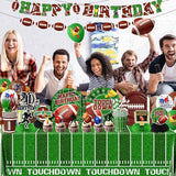 Football Birthday Party Decorations 191Pcs Football Party Supplies