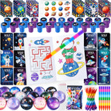 BenLouis 84Pcs Outer Space Themed Party Favors Space Alien Coloring