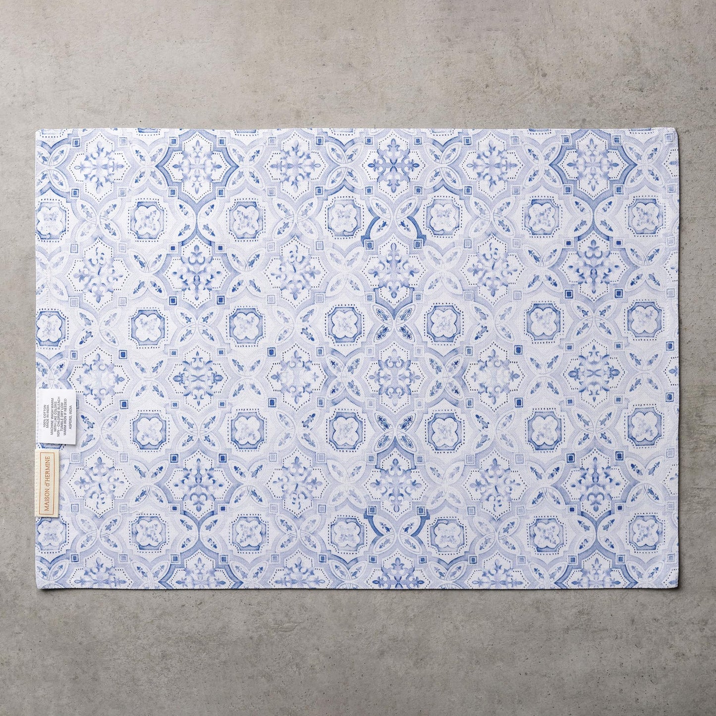 Maison d' Hermine Placemats Set of 4 100% Cotton Washable Cloth Place